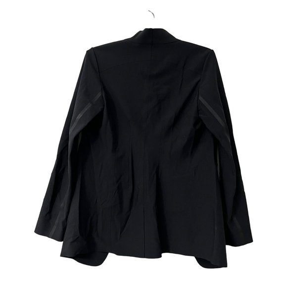 Athleta Black Stellar Open Blazer Travel Modern Minimal Size Small Tall - Picture 6 of 8